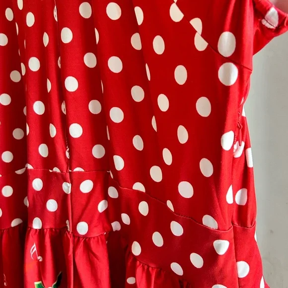 Holiday Christmas Vintage Style Dress - Picture 8 of 10